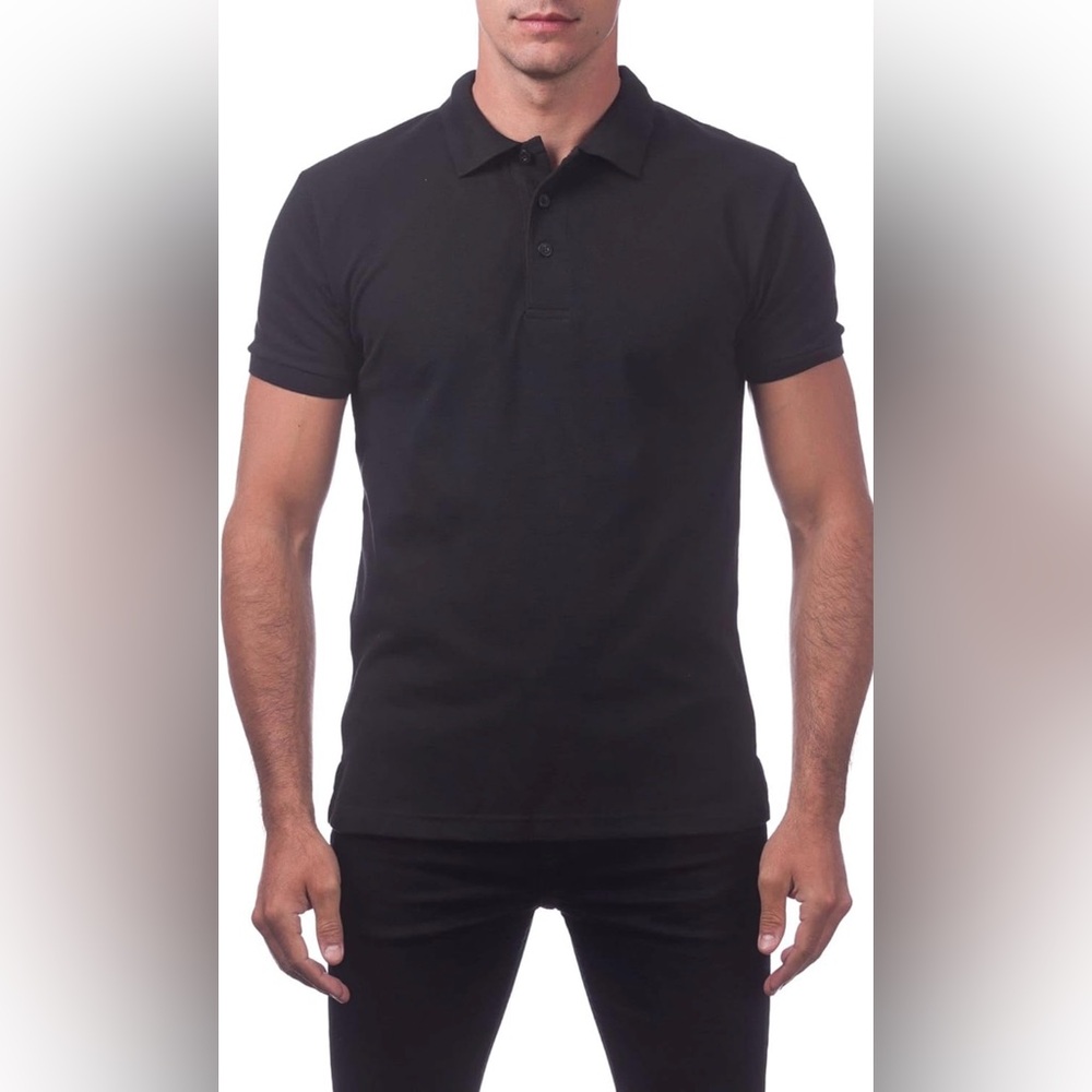 Pro Club Pique Navy Polo in size 4XL